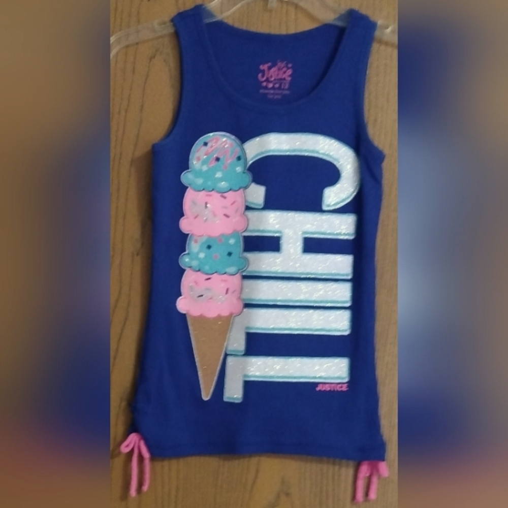 Justice CHILL Tank Top size 12.     12-013